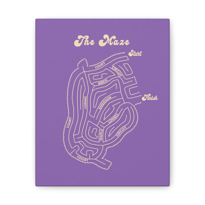 The Maze - Winthrop - canvas print