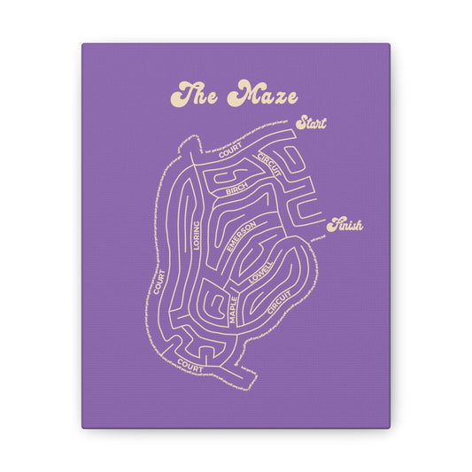 The Maze - Winthrop - canvas print