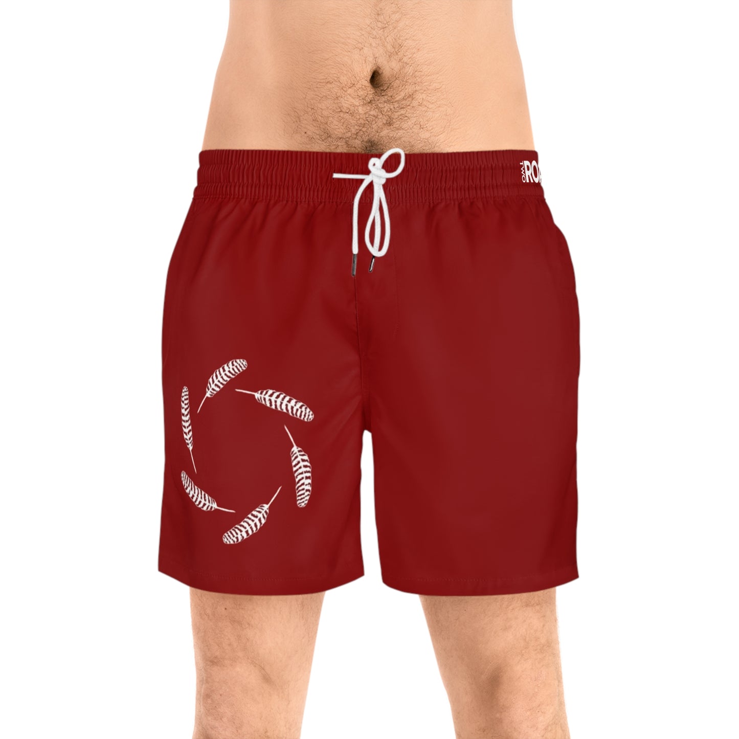 Massachusetts State Flag - Feathers - Swim Shorts