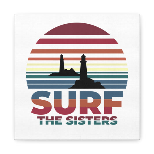 Surf The Sisters - Winthrop, MA - Canvas Print