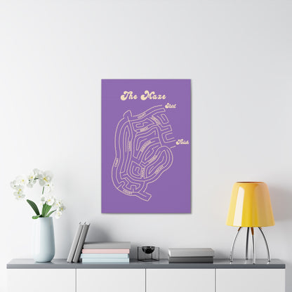 The Maze - Winthrop - canvas print