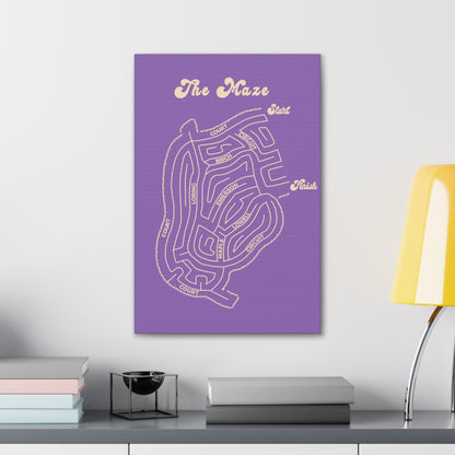 The Maze - Winthrop - canvas print