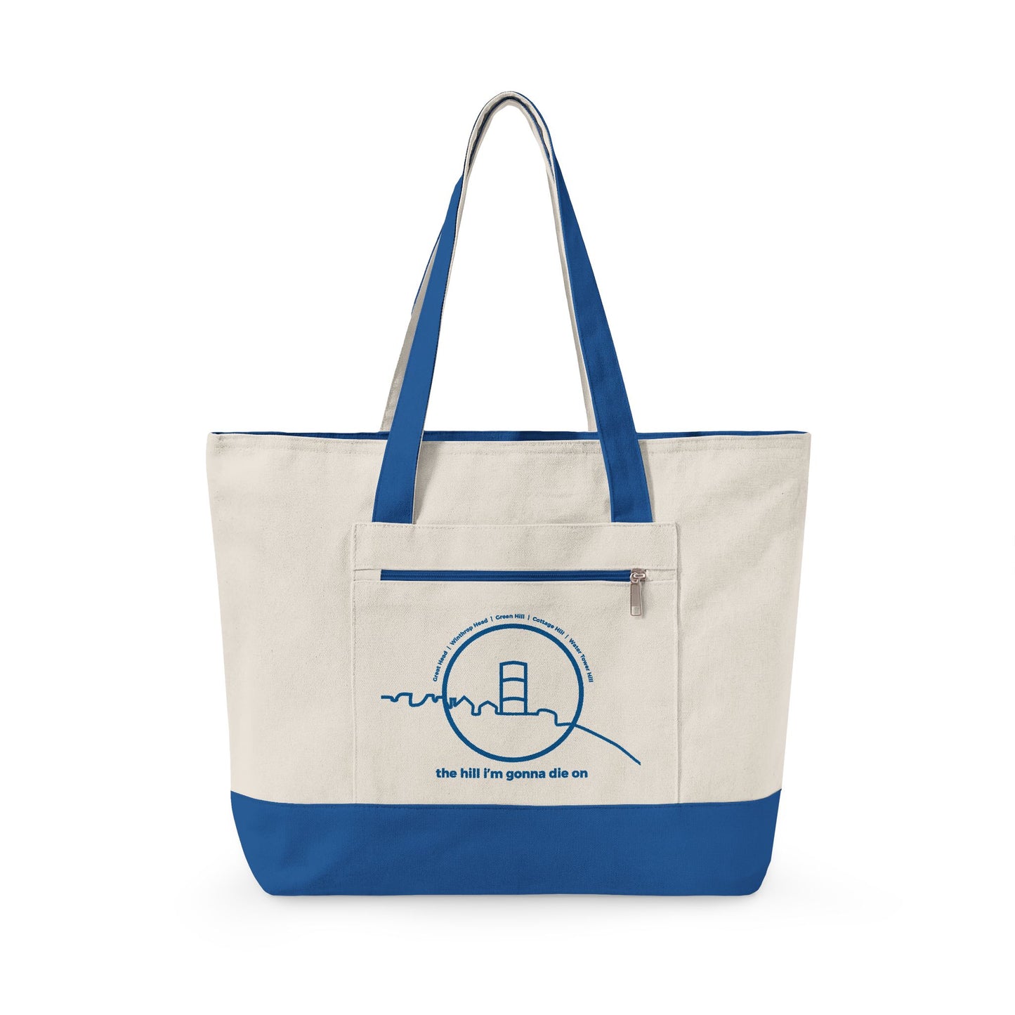 The Hill - Winthrop, MA - Beach Tote Canvas