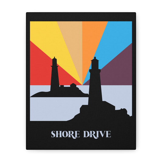 Shore Drive - Winthrop, MA - Canvas Print