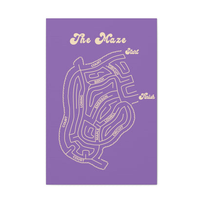 The Maze - Winthrop - canvas print