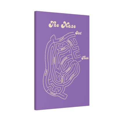 The Maze - Winthrop - canvas print