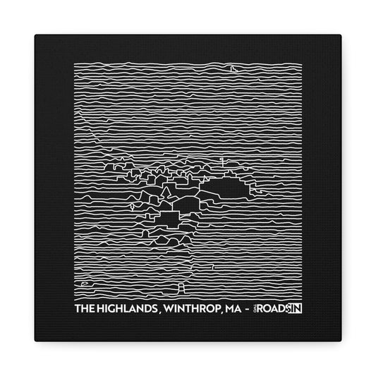 The Highlands Joy Division - Winthrop, MA - Canvas Print