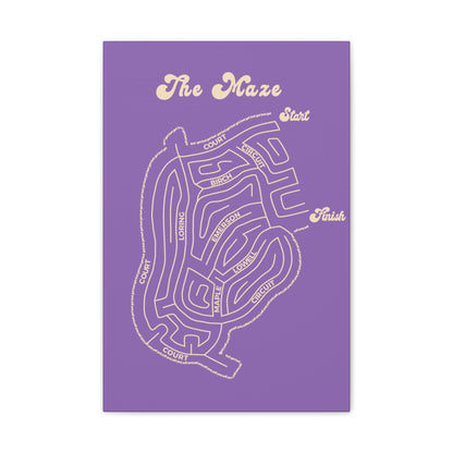 The Maze - Winthrop - canvas print