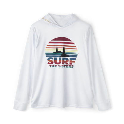 Surf the Sisters - Winthrop, MA - Longsleeve Beach Hoodie