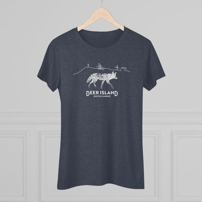 Deer Island Coyote - Women's Tee