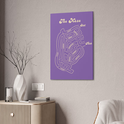 The Maze - Winthrop - canvas print