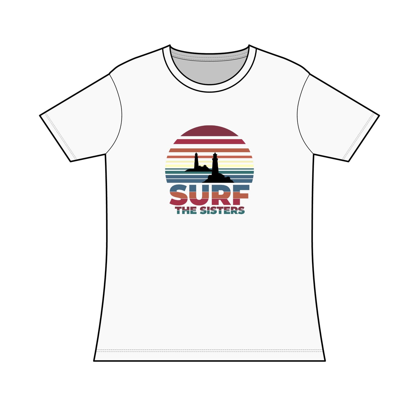 Surf The Sisters - Ladies Tee