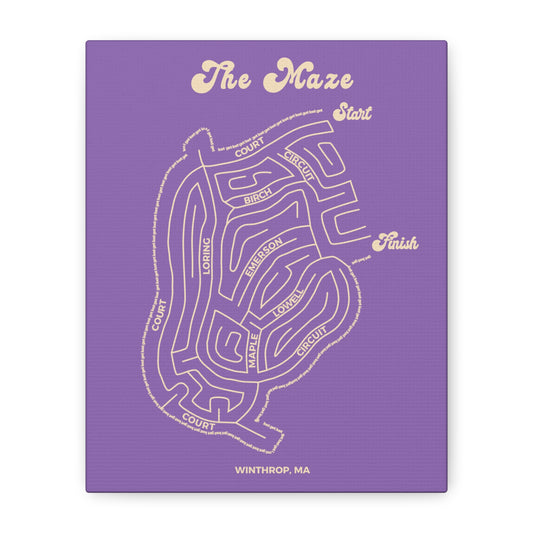 The Maze - Winthrop, MA - Canvas Print